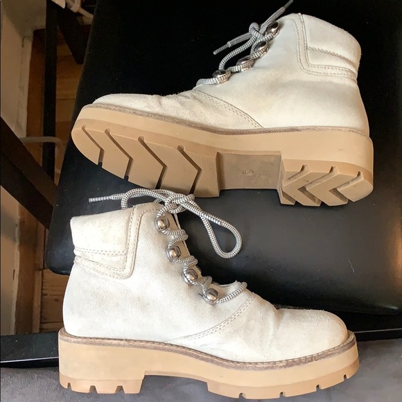 3.1 Phillip lim Dylan canvas lace-up hiking boots - Picture 8 of 15